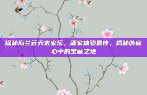 探秘海兰云天农家乐，哪家体验最佳，揭秘游客心中的宝藏之地