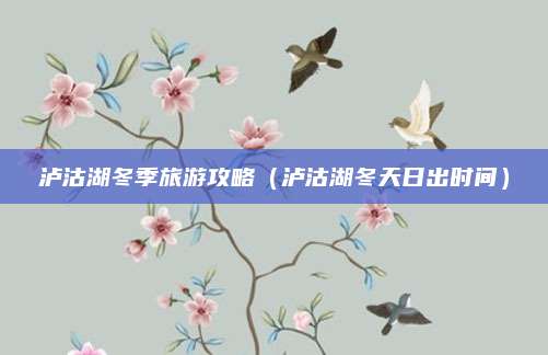 泸沽湖冬季旅游攻略(泸沽湖冬天日出时间)