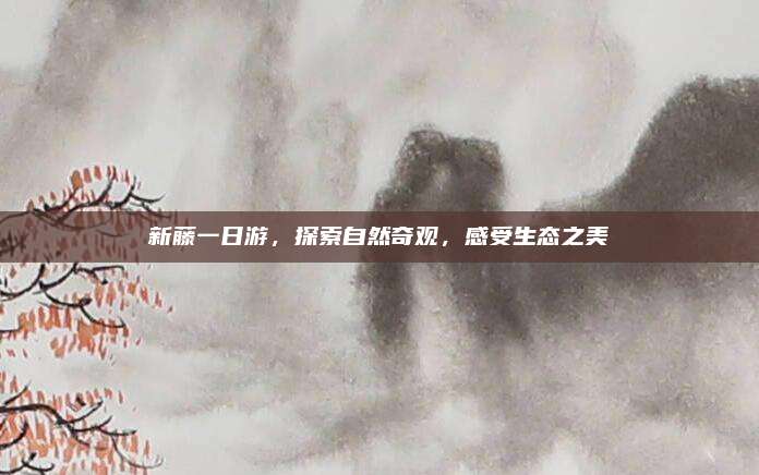 新藤一日游，探索自然奇观，感受生态之美