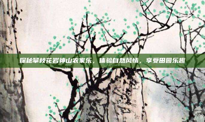 探秘攀枝花岩神山农家乐，体验自然风情，享受田园乐趣