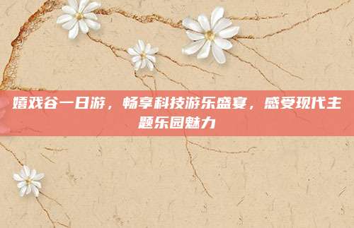嬉戏谷一日游，畅享科技游乐盛宴，感受现代主题乐园魅力