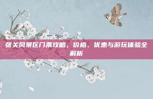 张关风景区门票攻略，价格、优惠与游玩体验全解析