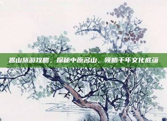 嵩山旅游攻略，探秘中原名山，领略千年文化底蕴