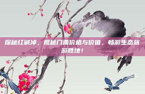 探秘红碱淖，揭秘门票价格与价值，畅游生态旅游胜地！