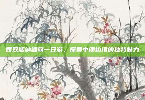 西双版纳缅甸一日游，探索中缅边境的独特魅力