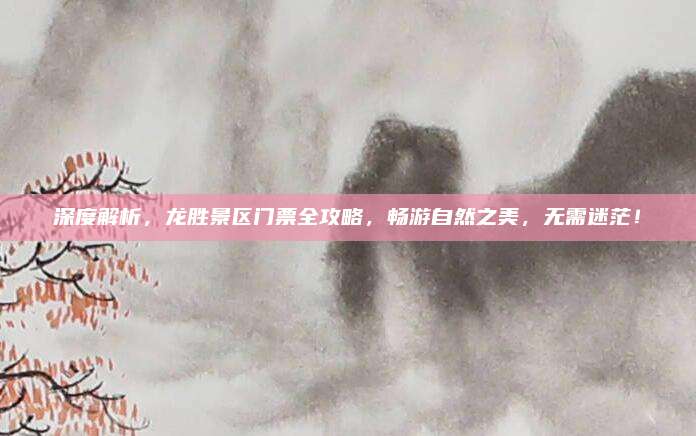 深度解析，龙胜景区门票全攻略，畅游自然之美，无需迷茫！