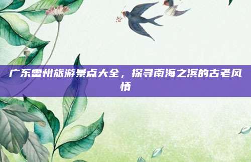 广东雷州旅游景点大全，探寻南海之滨的古老风情