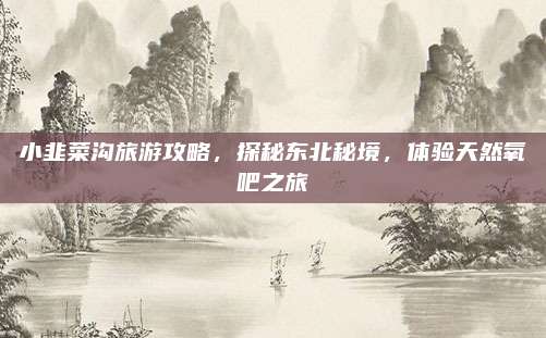 小韭菜沟旅游攻略，探秘东北秘境，体验天然氧吧之旅