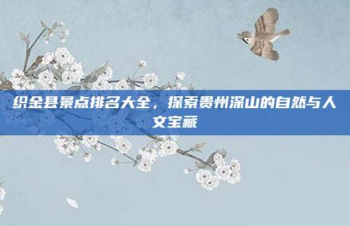 织金县景点排名大全,探索贵州深山的自然与人文宝藏