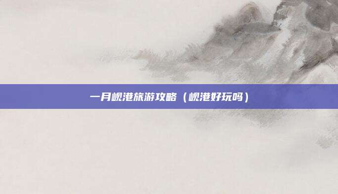 一月岘港旅游攻略(岘港好玩吗)