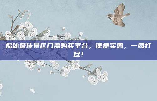 揭秘最佳景区门票购买平台，便捷实惠，一网打尽！