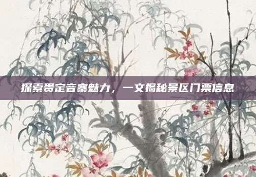 探索贵定音寨魅力,一文揭秘景区门票信息