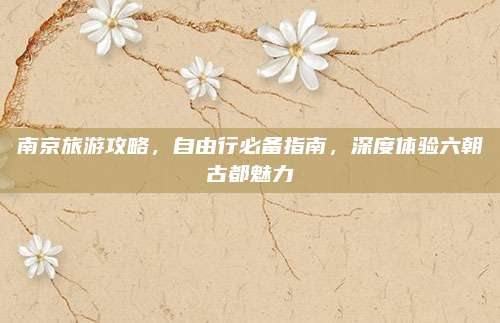 南京旅游攻略,自由行必备指南,深度体验六朝古都魅力