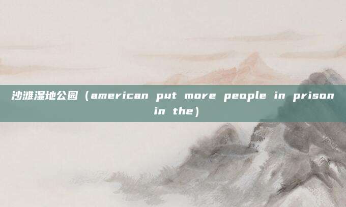 沙滩湿地公园(american put more people in prison in the)