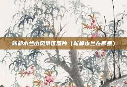 新都木兰山风景区图片(新都木兰在哪里)
