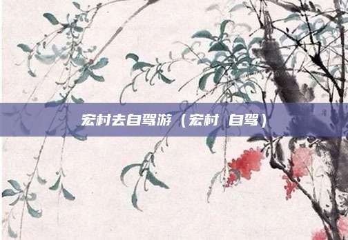 宏村去自驾游(宏村 自驾)