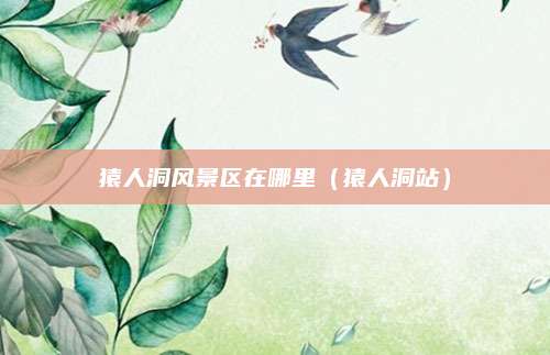 猿人洞风景区在哪里(猿人洞站)