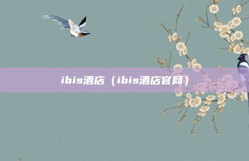 ibis酒店（ibis酒店官网）