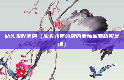 汕头骏铧酒店（汕头骏铧酒店的老板和老板娘是谁）