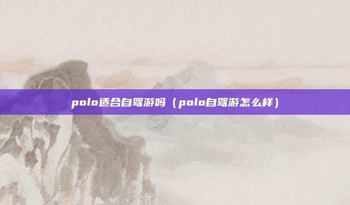 polo适合自驾游吗(polo自驾游怎么样)
