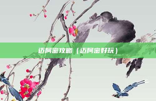 迈阿密攻略（迈阿密好玩）