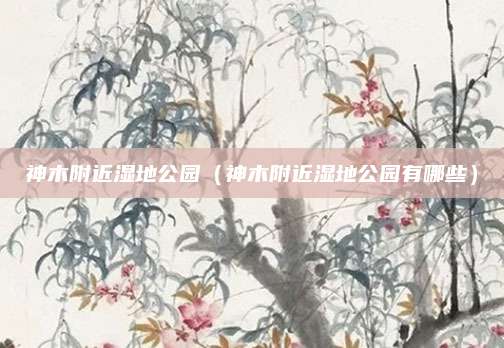 神木附近湿地公园(神木附近湿地公园有哪些)