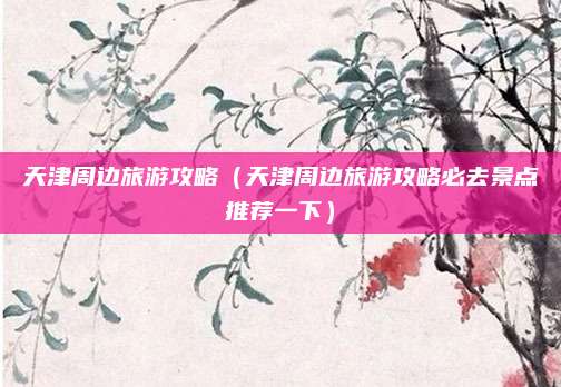 天津周边旅游攻略(天津周边旅游攻略必去景点推荐一下)