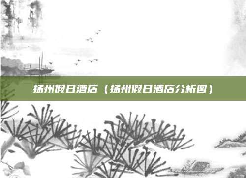 扬州假日酒店（扬州假日酒店分析图）