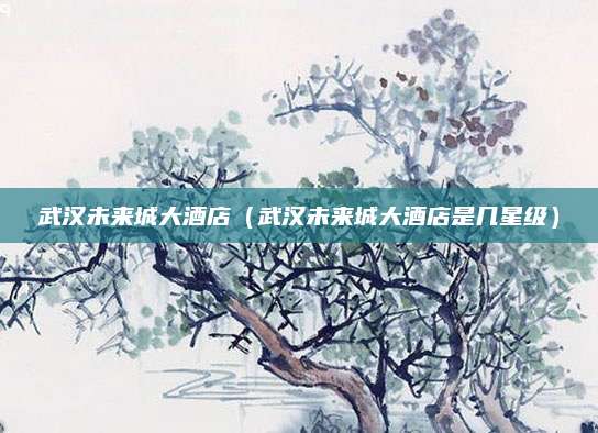 武汉未来城大酒店(武汉未来城大酒店是几星级)