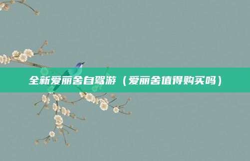 全新爱丽舍自驾游（爱丽舍值得购买吗）