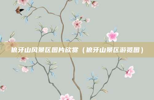 狼牙山风景区图片欣赏（狼牙山景区游览图）