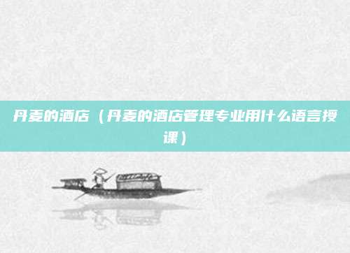 丹麦的酒店(丹麦的酒店管理专业用什么语言授课)