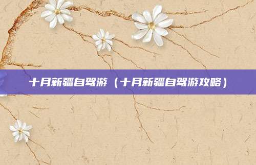 十月新疆自驾游(十月新疆自驾游攻略)
