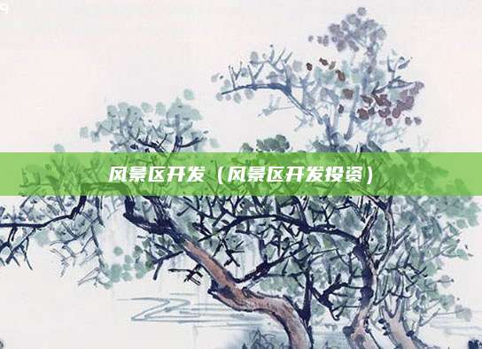 风景区开发（风景区开发投资）