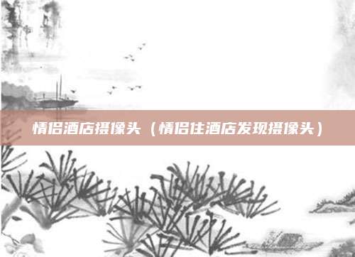 情侣酒店摄像头(情侣住酒店发现摄像头)