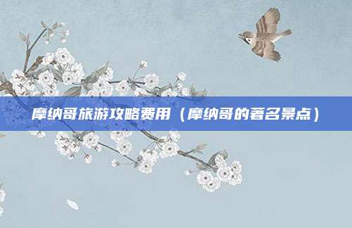 摩纳哥旅游攻略费用(摩纳哥的著名景点)