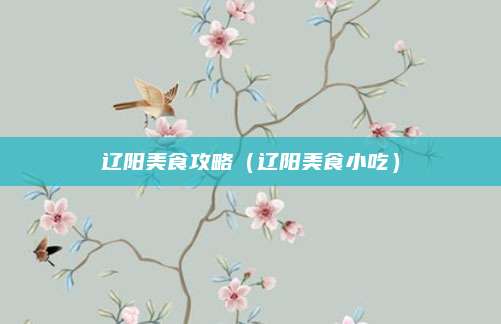 辽阳美食攻略(辽阳美食小吃)