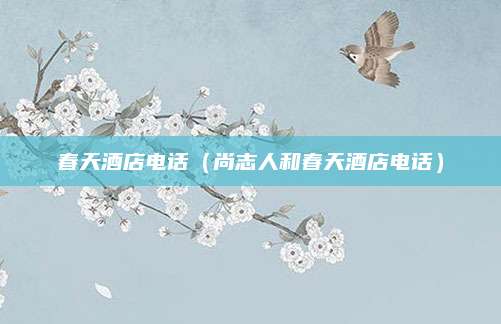 春天酒店电话（尚志人和春天酒店电话）