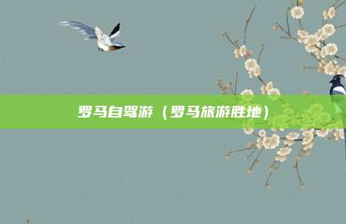 罗马自驾游(罗马旅游胜地)