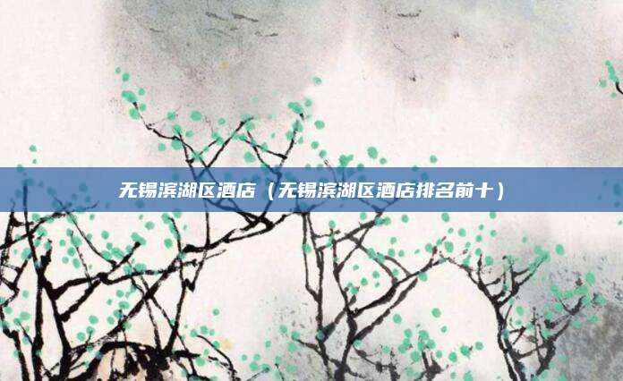 无锡滨湖区酒店（无锡滨湖区酒店排名前十）