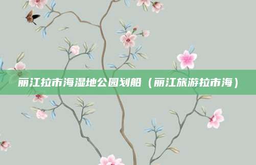 丽江拉市海湿地公园划船（丽江旅游拉市海）