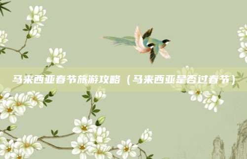 马来西亚春节旅游攻略(马来西亚是否过春节)