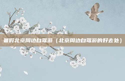 暑假北京周边自驾游(北京周边自驾游的好去处)