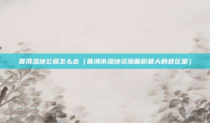 普洱湿地公园怎么去（普洱市湿地资源面积最大的县区是）